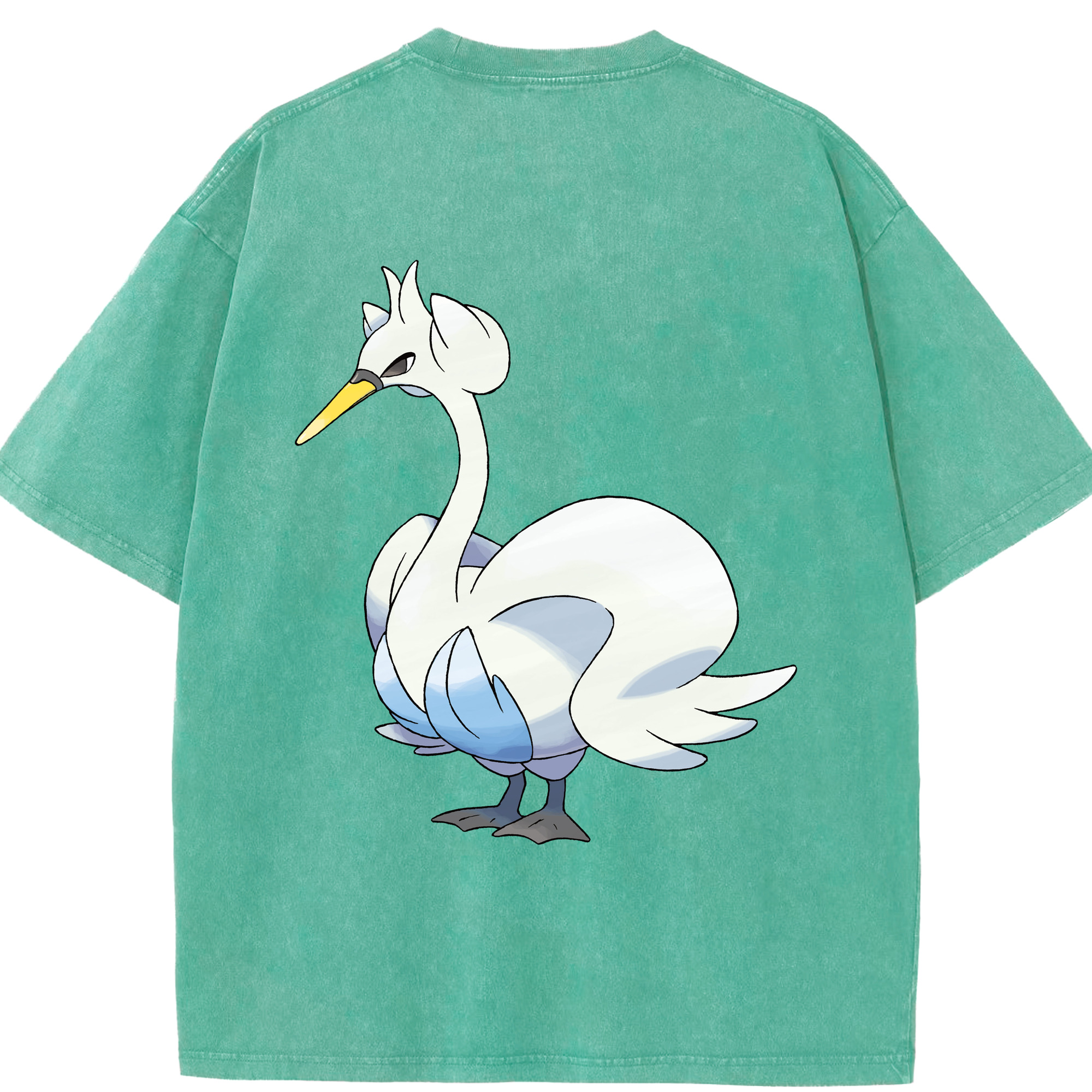 （画像用） ポケットモンスター Pokémon 綿100% ヴィンテージ風 半袖Tシャツ（背面プリント）
